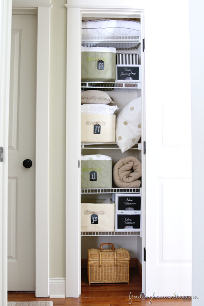 How to Organize a Small Linen Closet