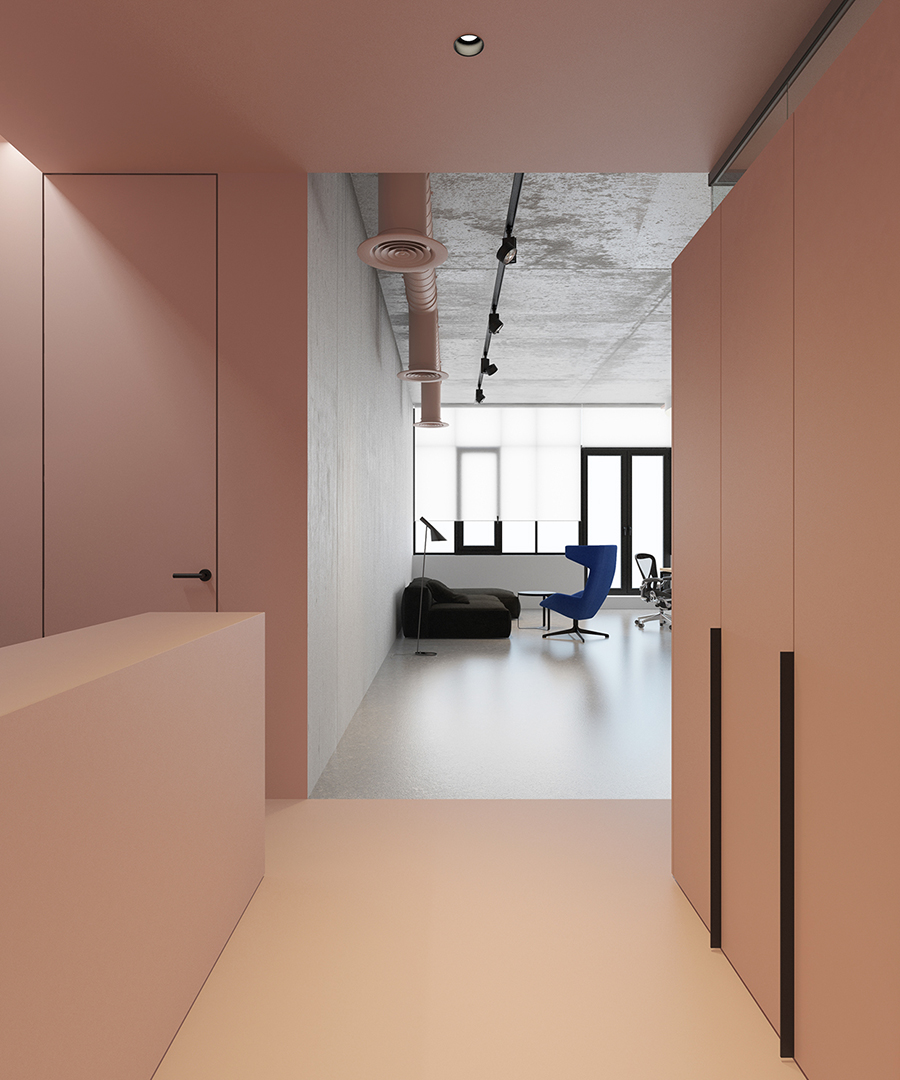 AMM blog | a pink commercial office in Kiev