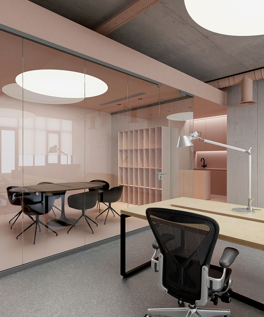 AMM blog | a pink commercial office in Kiev